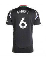 Arsenal Gabriel Magalhaes #6 Bortedrakt 2024-25 Korte ermer